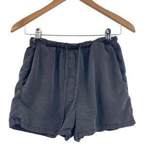Puka’s Surfboards Charcoal Pull On Lounge Surf Beach Shorts S